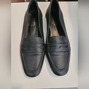 Coach and Four black loafers size 9.